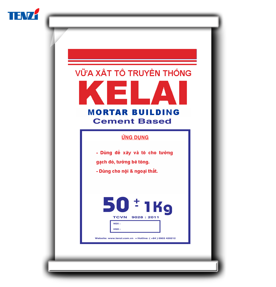 Vữa khô trộn sẵn KELAI-R là loại vữa khuyên dùng cho gạch bê tông nhẹ